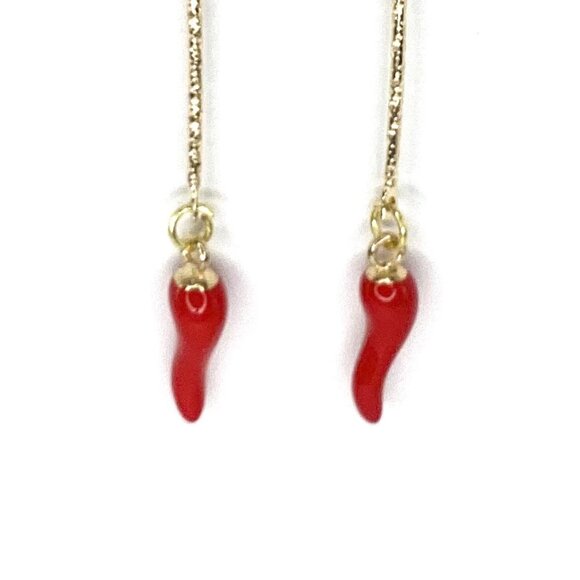 Chile Pepper Earrings NWT - Picture 2 of 2